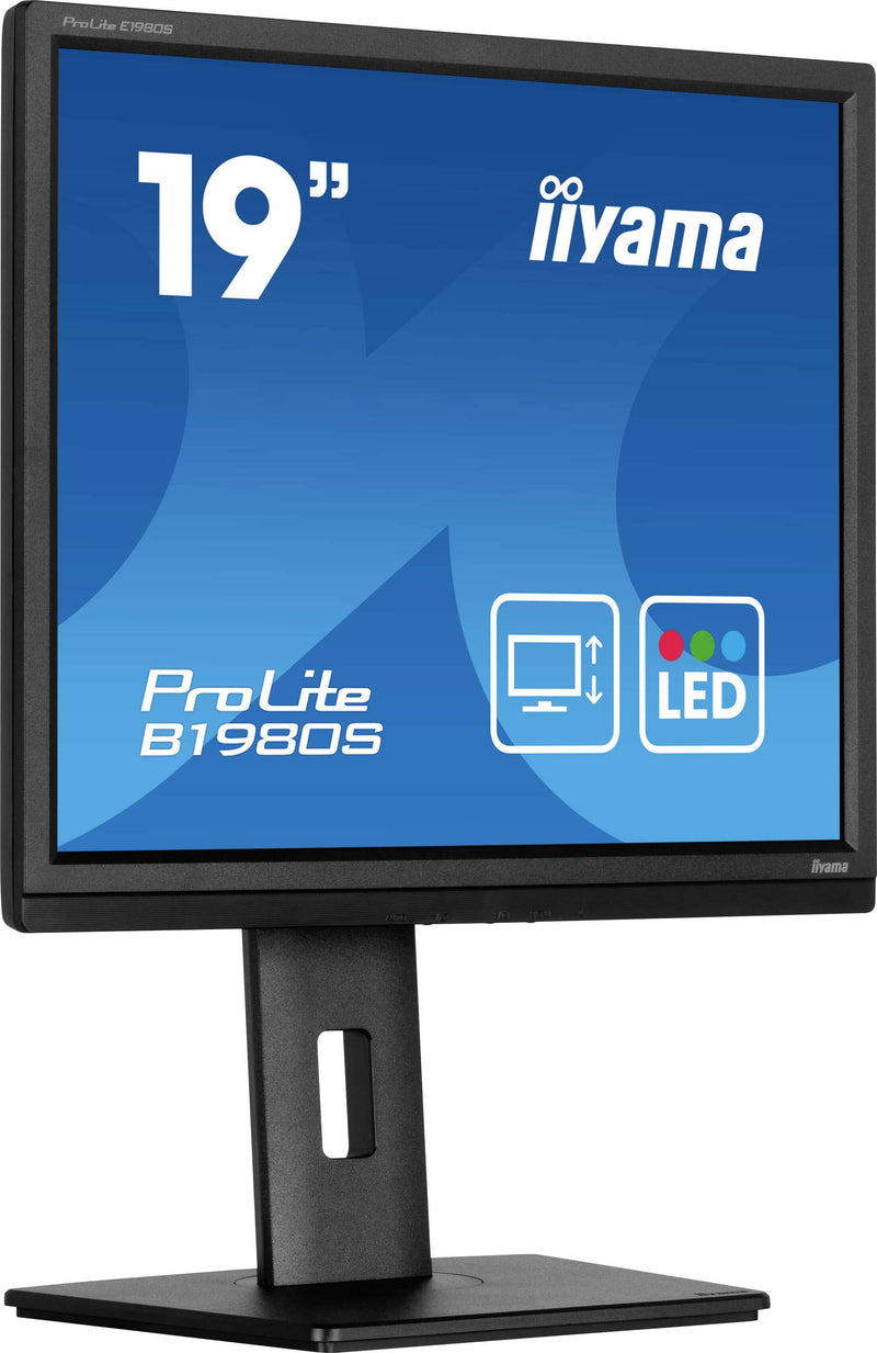 Iiyama 19" LED-Monitor – 1280x1024 Auflösung, schnelle Reaktionszeit