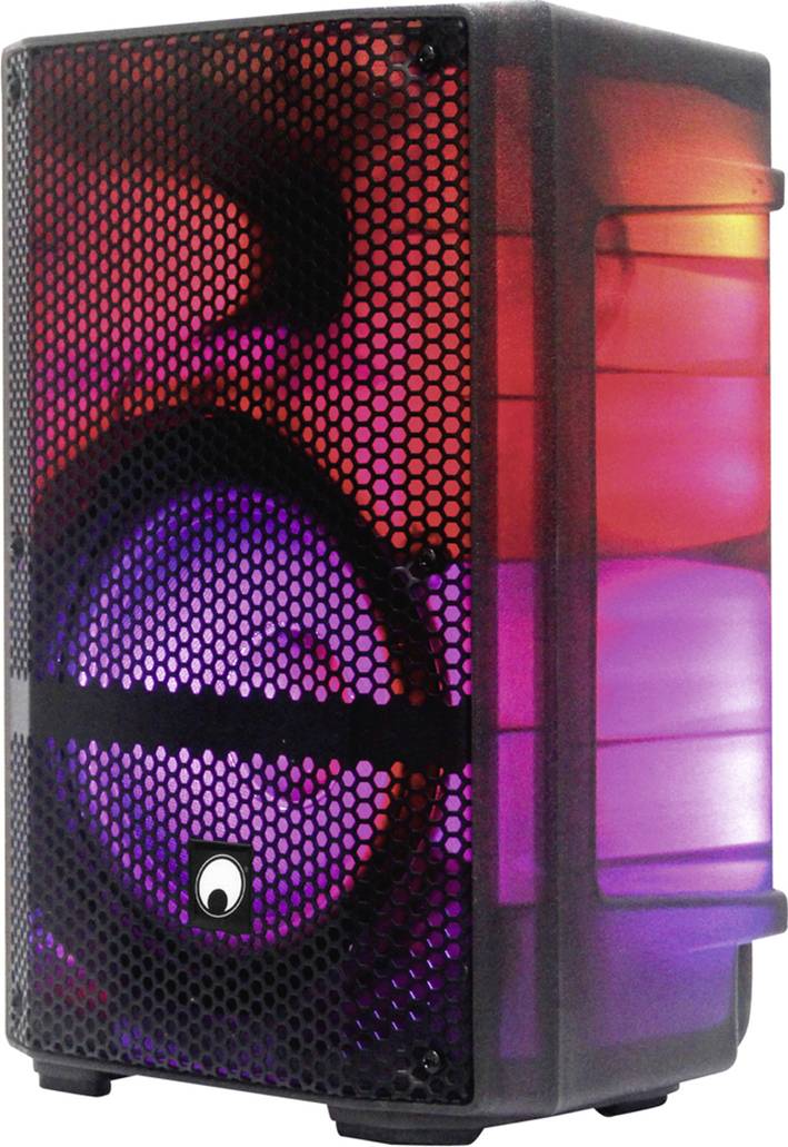 Omnitronic Partylautsprecher – Akku, LED-Lichteffekte