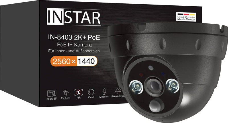 INSTAR IP Überwachungskamera – 2K-Video, LAN-Anschluss
