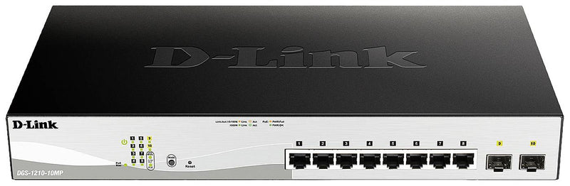 D-Link 10-Port Switch – PoE+, Gigabit für schnelles Netzwerk