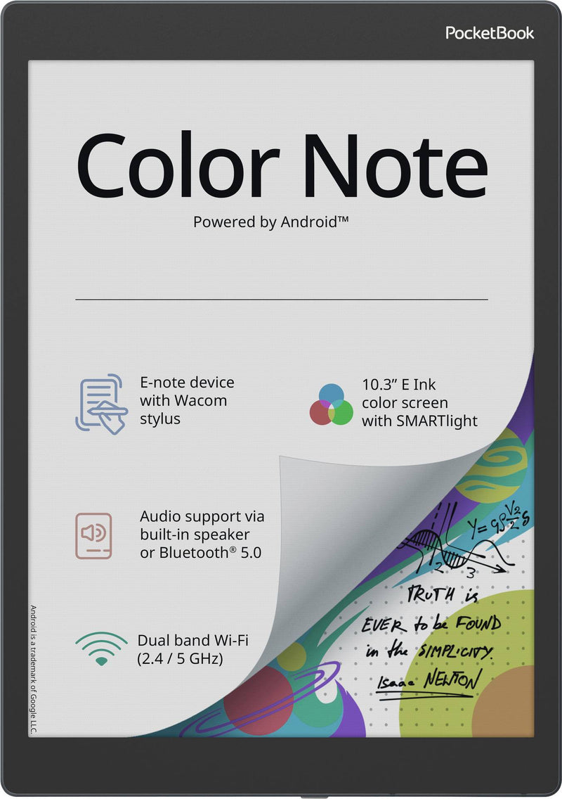Pocketbook Color Note – Farbdisplay, inkl. Stylus