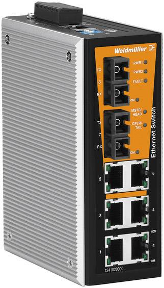 Weidmüller Netzwerk-Switch – 8 Ports, zuverlässige Verbindung