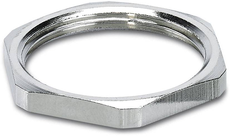 Phoenix Contact Gegenmutter M32 – Robustes Messing, vernickelt