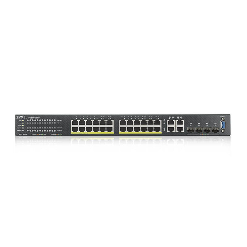 ZYXEL Netzwerk-Switch – 28 Ports, PoE+ für einfache Stromversorgung