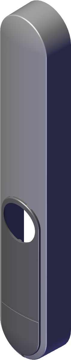 SimonsVoss Cover für Zutrittskontrolle – schmal, schwarzgrau