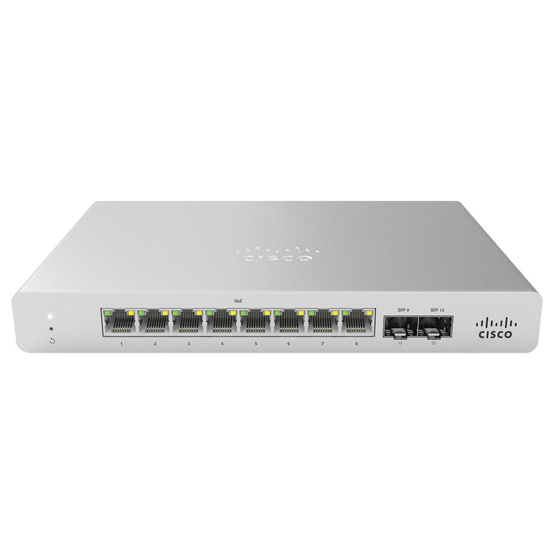 Cisco Meraki 8-Port Switch – Cloud-Management, PoE+ Unterstützung