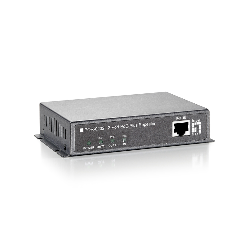 LevelOne 2-Port PoE-Plus Repeater – Erweitert Netzwerkreichweite