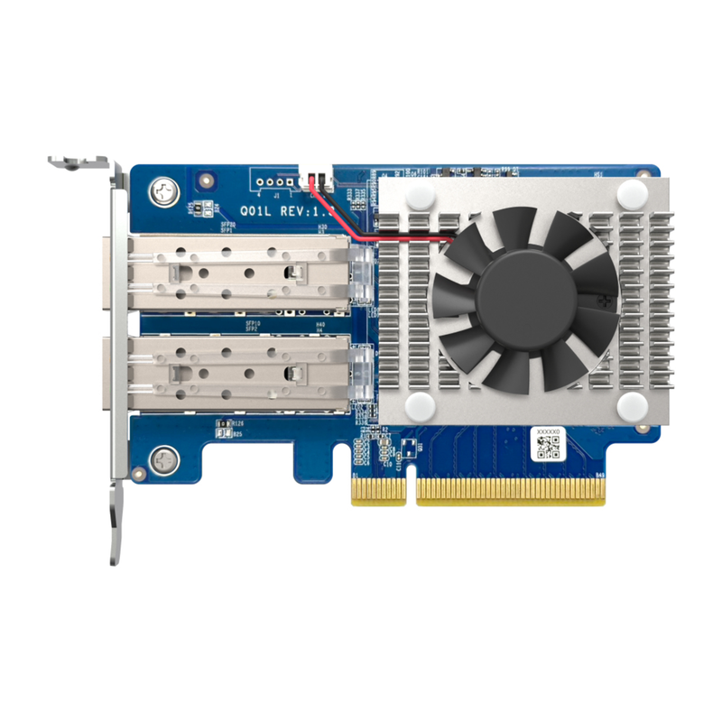 QNAP Netzwerkadapter – 10-Gigabit, PCIe für schnelles Internet