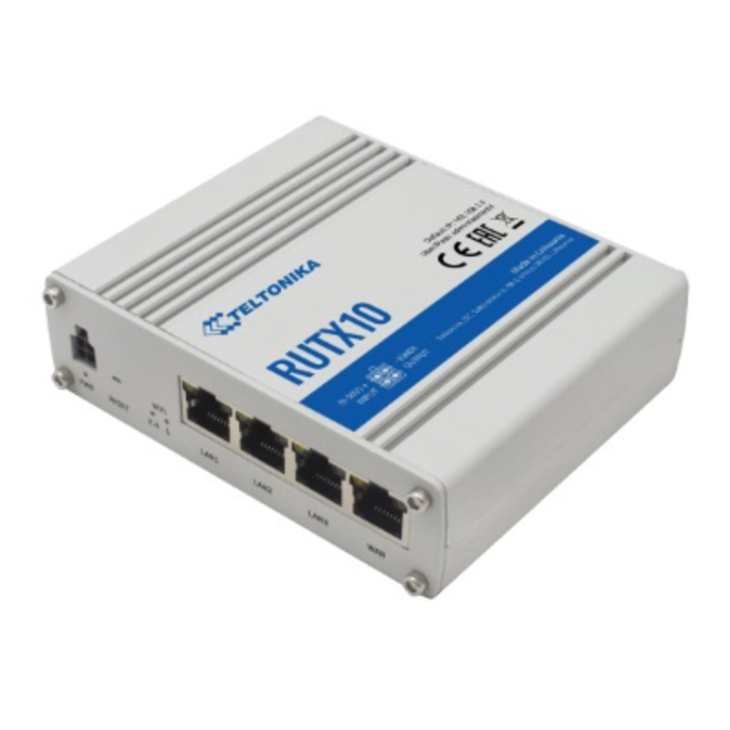 Teltonika RUTX10 Router – Dual Band Wi-Fi, Sicherheitsfunktionen