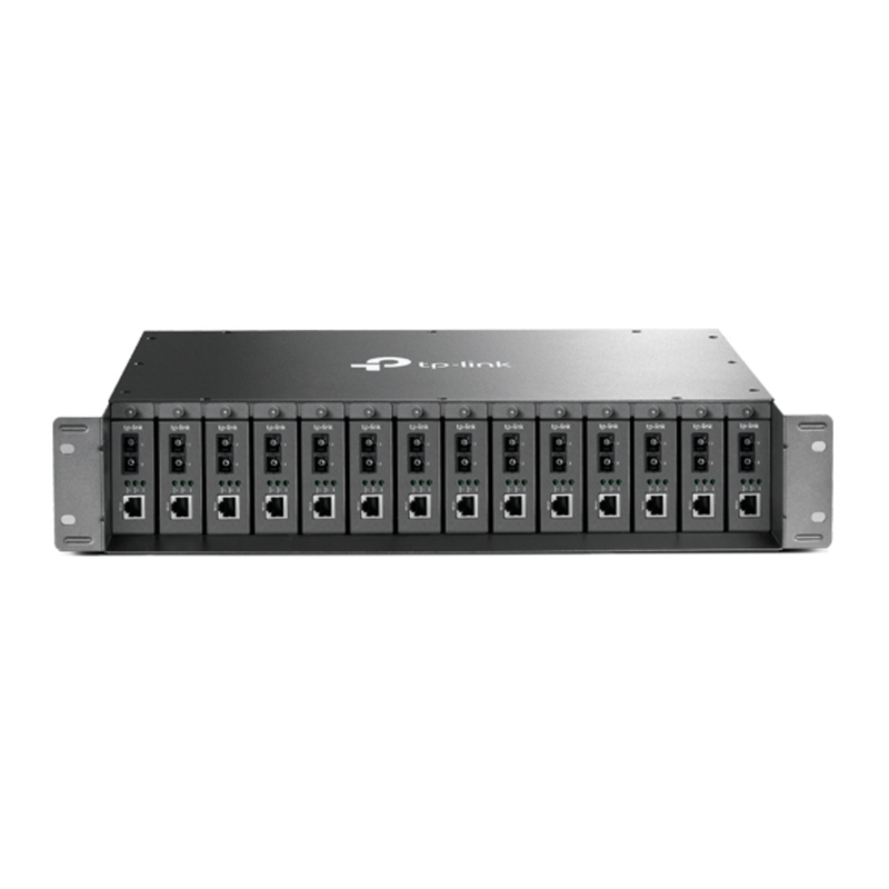 TP-LINK 14-Slot Media Converter Chassis – Platzsparend, Hot-Swap-fähig