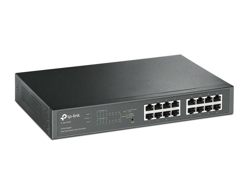 TP-LINK Netzwerk-Switch – 16 Ports, PoE für einfache Stromversorgung