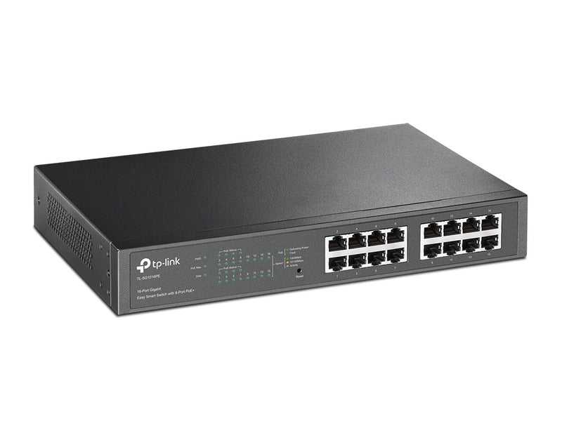 TP-Link 16-Port Netzwerk-Switch – 8x PoE für einfache Stromversorgung
