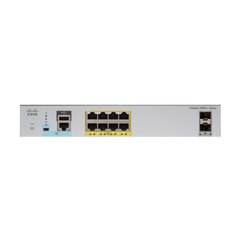 Cisco Netzwerk-Switch – Kompakt, leise, 8 Anschlüsse
