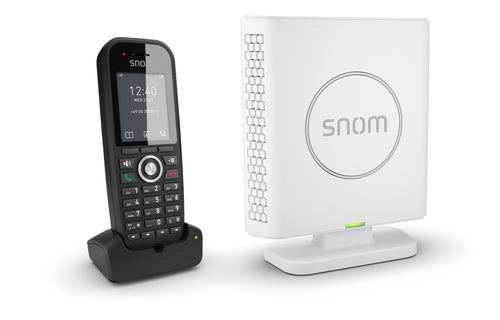 Snom Schnurloses VoIP-Telefon – Flexibel für bis zu 20 Mobilteile