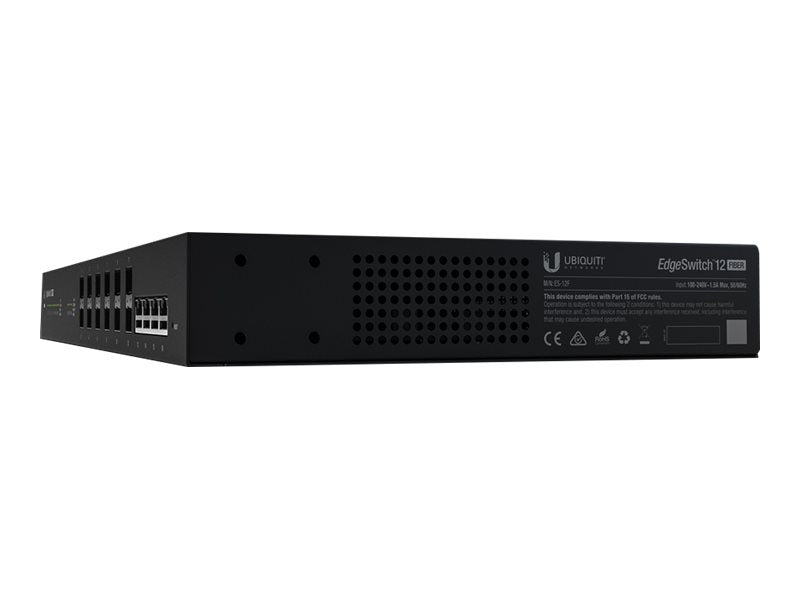 Ubiquiti EdgeSwitch – 12 Glasfaseranschlüsse, 4 Ethernet-Ports