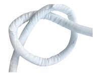 EET Vivolink Kabel-Organizer – Flexibler Kabelstrumpf, Weiß