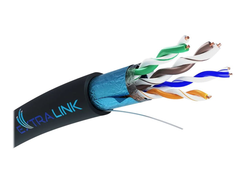 Extralink CAT5e Outdoor-Netzwerkkabel – 305 m, wetterfest