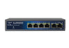 ALLNET 6-Port Gigabit Switch – PoE-Unterstützung, Smart Management