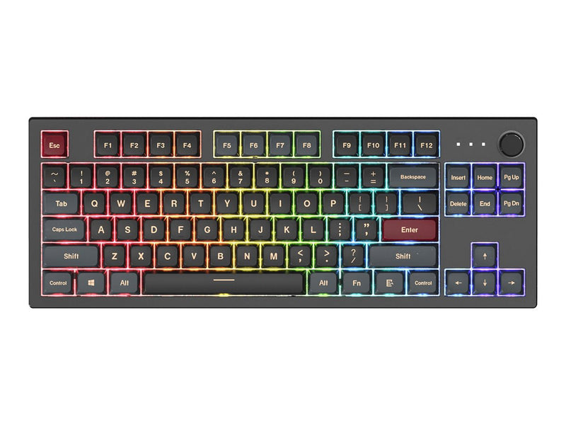MONTECH Gaming-Tastatur – RGB-Beleuchtung, USB-C Anschluss