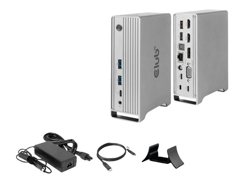 Club3D USB-C Dockingstation – 4K Video, 120W Stromversorgung