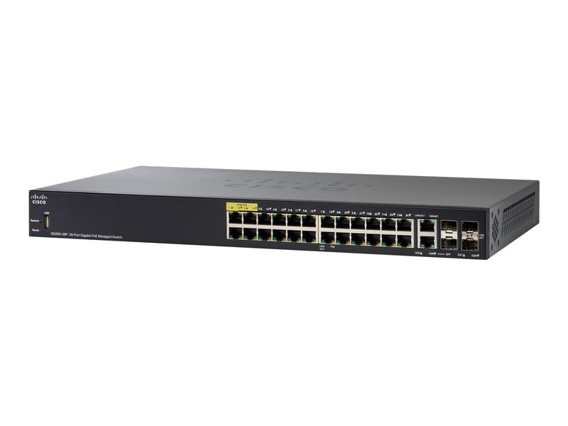 Cisco 28-Port Gigabit Switch – PoE, Einfache Verwaltung