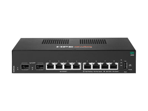 HP Enterprise Netzwerk-Switch – 8 Anschlüsse, Rack- und Wandmontage