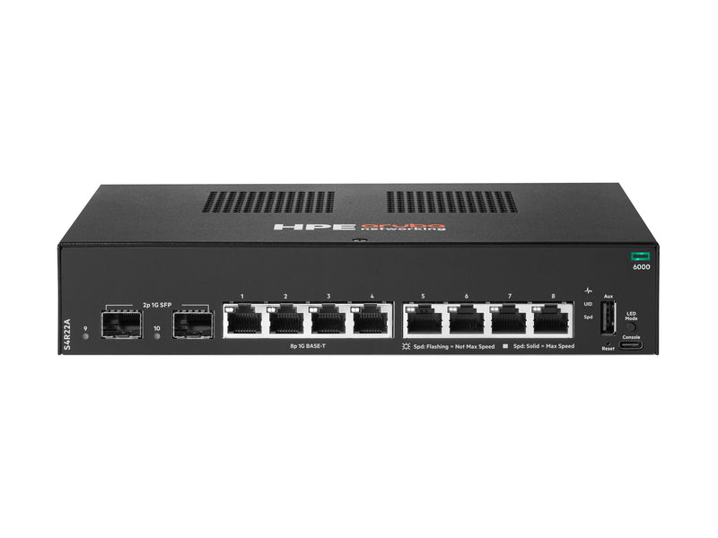 HP Enterprise Netzwerk-Switch – 8 Anschlüsse, Rack- und Wandmontage