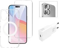 4SMARTS 3in1 Starter Set – Zubehör für Apple iPhone