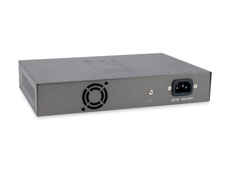LEVELONE Netzwerk-Switch – 8 PoE+ Anschlüsse, Rack-montierbar