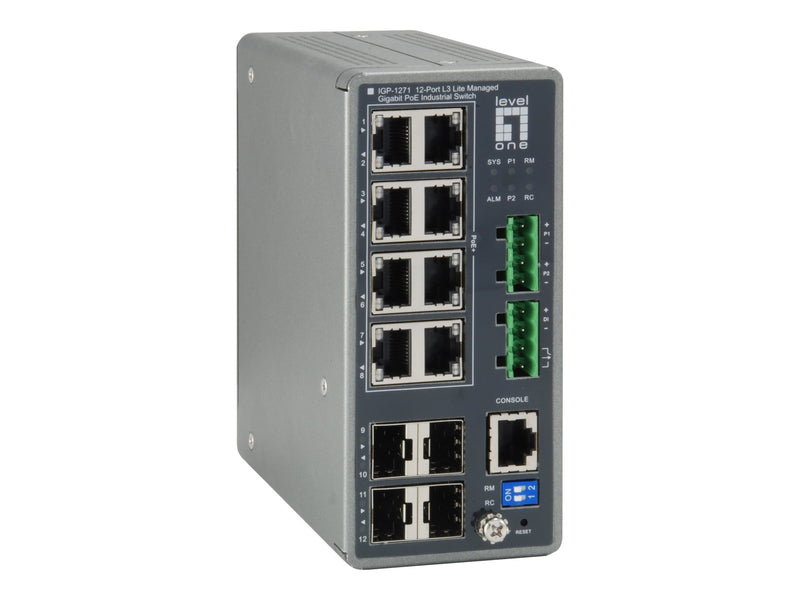 Levelone 12-Port Gigabit PoE Switch – für zuverlässige Netzwerke