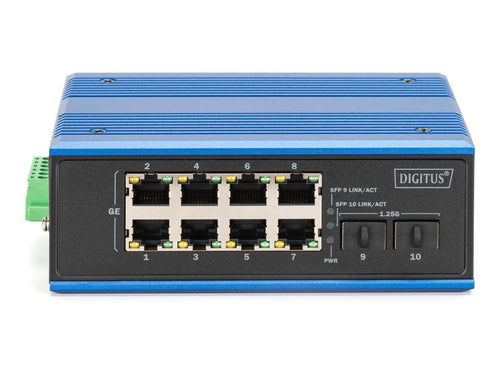 Digitus 8-Port Netzwerk-Switch – Gigabit Ethernet, robust & zuverlässig