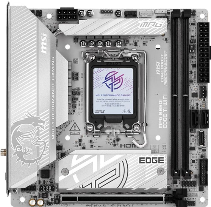 MSI Mini-ITX Motherboard – USB4, Wi-Fi 7