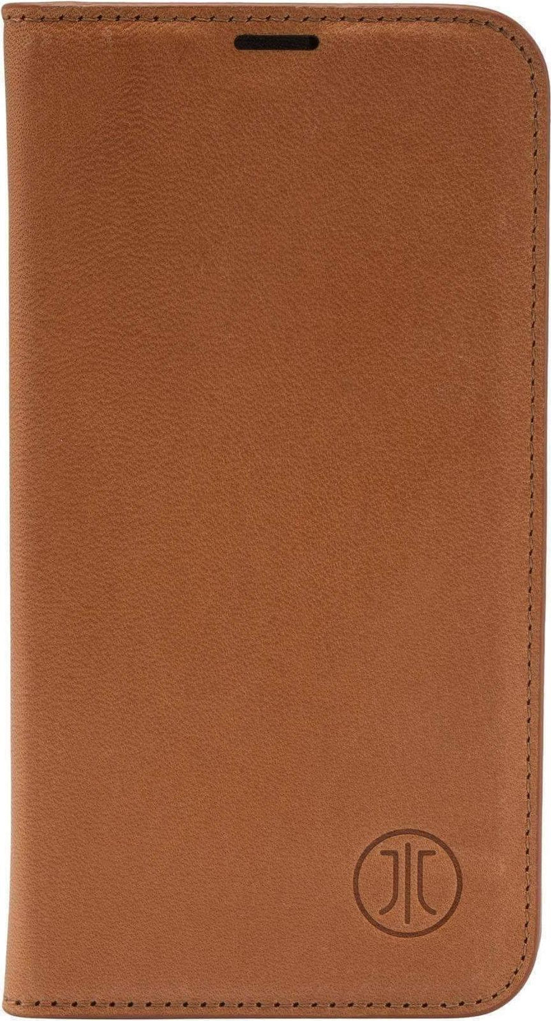 JT BERLIN Echtleder BookCase – Schutz für iPhone 17 Pro