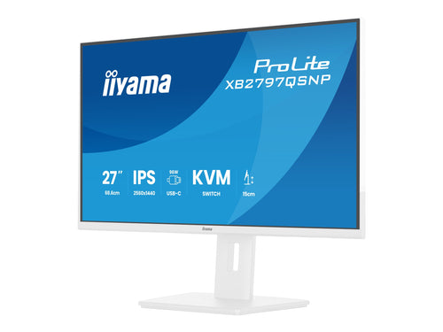 Iiyama 27" Monitor – 2K-Display, Höhenverstellbar