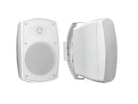 OMNITRONIC Wandlautsprecher – 80 W, Weiß, 1 Paar