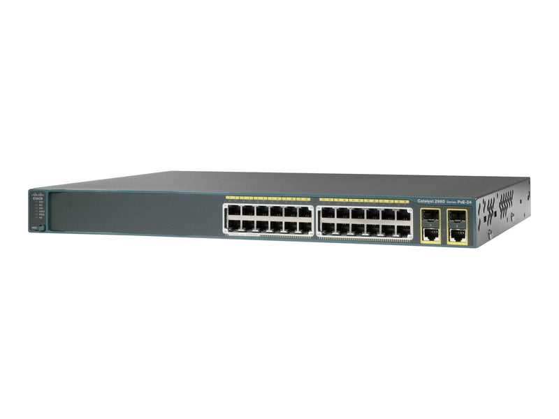 Cisco Netzwerk-Switch – 24 Ports, PoE, für Unternehmen