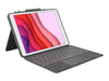 Logitech Combo Touch – Tastaturhülle mit Trackpad für iPad 10. Gen