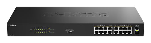 D-Link 18-Port Gigabit Switch – PoE+, Rackmontage