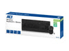 ACT Kabelloses Tastatur-Maus-Set – Leiser Klick, Full Size