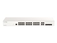 D-Link 28-Port Gigabit Switch – Cloud-Management, Rack-montierbar
