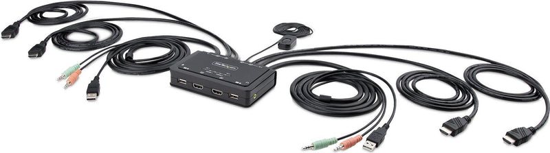 StarTech Dual Monitor HDMI Switch – 2 Bildschirme, 4K Unterstützung