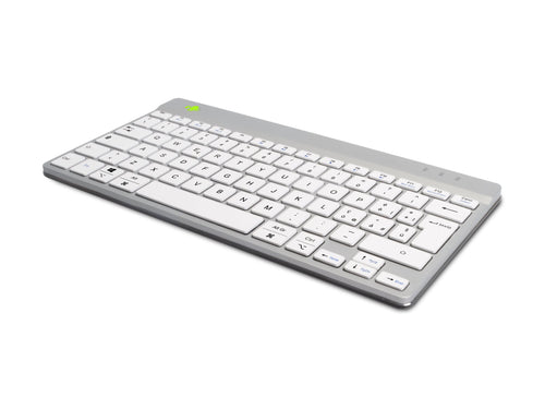 R-GO TOOLS Kompakte Bluetooth-Tastatur – Ergonomisch, mit Pausenanzeige