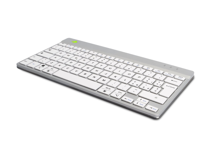 R-GO TOOLS Kompakte Bluetooth-Tastatur – Ergonomisch, mit Pausenanzeige