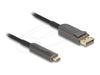 Delock USB-C zu DisplayPort Kabel – 8K Unterstützung, 30 m Länge