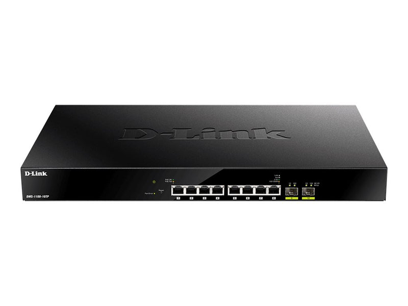 D-Link 10-Port Netzwerk-Switch – PoE+, Multi-Gigabit, Smart Management