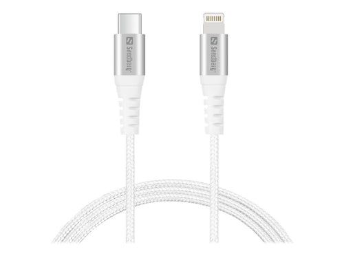 SANDBERG Lightning-Kabel – Für iPad/iPhone, 1 m Länge