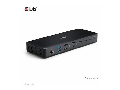 Club3D Dockingstation – 16 Anschlüsse, 4 Displays gleichzeitig