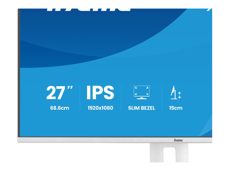 Iiyama 27" LED-Monitor – Full HD, IPS, Lautsprecher