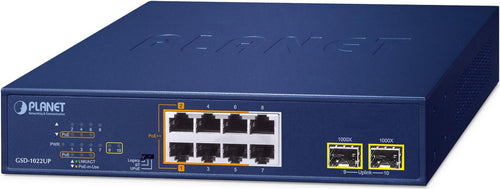 Planet Technology Netzwerk-Switch – 2-Port Gigabit, PoE-Unterstützung