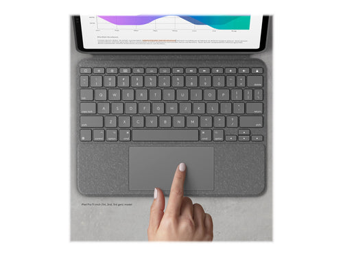 Logitech Combo Touch – iPad Pro Tastatur mit Trackpad